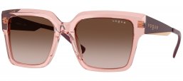Gafas de Sol - Vogue eyewear - VO5553S - 286413  TRANSPARENT PINK // BROWN GRADIENT