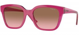Gafas de Sol - Vogue eyewear - VO5558S - 313514 CHERRY TRANSPARENT FUCHSIA GLITTER // BROWN GRADIENT PINK