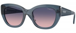 Gafas de Sol - Vogue eyewear - VO5567S - 2764I6  TRANSPARENT BLUE // PINK GRADIENT BLUE