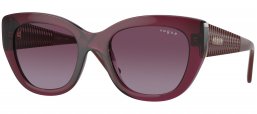 Gafas de Sol - Vogue eyewear - VO5567S - 29898H  TRANSPARENT CHERRY // VIOLET GRADIENT