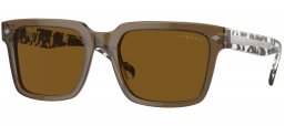 Gafas de Sol - Vogue eyewear - VO5573S - 314483  TRANSPARENT OLIVE GREEN // DARK BROWN POLARIZED