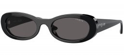Gafas de Sol - Vogue eyewear - VO5582S - W44/87 BLACK // BLACK SMOKE