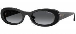 Gafas de Sol - Vogue eyewear - VO5582S - W44/T3  BLACK // GREY GRADIENT POLARIZED
