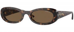 Gafas de Sol - Vogue eyewear - VO5582S - W65673  DARK HAVANA // DARK BROWN