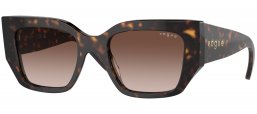 Gafas de Sol - Vogue eyewear - VO5583S - W65613  DARK HAVANA // BROWN GRADIENT