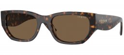 Gafas de Sol - Vogue eyewear - VO5586S - W65673 DARK HAVANA // DARK BROWN