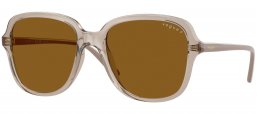 Gafas de Sol - Vogue eyewear - VO5601S - 299083  TRANSPARENT CANDY // DARK BROWN POLARIZED