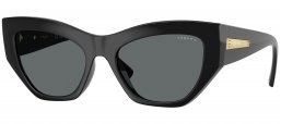 Gafas de Sol - Vogue eyewear - VO5607S - W44/81 BLACK // DARK GREY POLARIZED