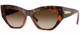 Gafas de Sol - Vogue eyewear - VO5607S - W65613  DARK HAVANA // DARK BROWN GRADIENT