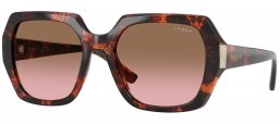 Gafas de Sol - Vogue eyewear - VO5612SB - 318014  HAVANA RED // BROWN GRADIENT PINK
