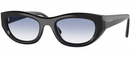Gafas de Sol - Vogue eyewear - VO5616S - W44/19  BLACK // LIGHT BLUE GRADIENT