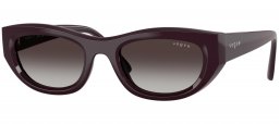 Gafas de Sol - Vogue eyewear - VO5616S - 24268G  BURGUNDY // GREY GRADIENT