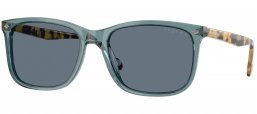 Gafas de Sol - Vogue eyewear - VO5618S - 32034Y  TRANSPARENT PETROLEUM // DARK BLUE POLARIZED
