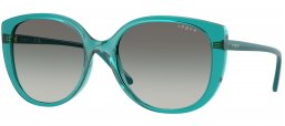 Gafas de Sol - Vogue eyewear - VO5623S - 319111  TRANSPARENT PETROLEUM // GREY GRADIENT