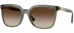 Gafas de Sol - Vogue eyewear - VO5633SB - 308613  TRANSPARENT GREEN // BROWN GRADIENT