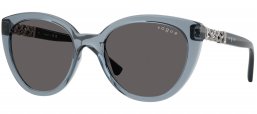 Gafas de Sol - Vogue eyewear - VO5634SB - 296687  TRANSPARENT LIGHT BLUE // GREY