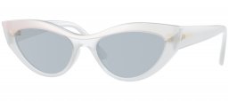 Gafas de Sol - Vogue eyewear - VO5637SU - 32201U  TOP WHITE // AZURE MIRROR SILVER
