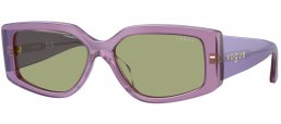 Gafas de Sol - Vogue eyewear - VO5642SU - 323682  TRANSPARENT PEARL PURPLE // GREEN
