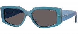 Gafas de Sol - Vogue eyewear - VO5642SU - 323787  TRANSPARENT PEARL BLUE // GREY