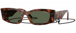 Gafas de Sol - Vogue eyewear - VO5655SU - W6569A HAVANA // DARK GREEN POLARIZED