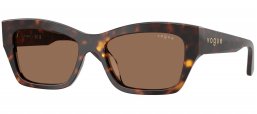 Gafas de Sol - Vogue eyewear - VO5658SU - W65673  DARK HAVANA // DARK BROWN