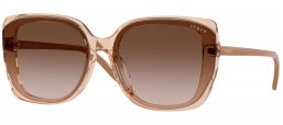 Gafas de Sol - Vogue eyewear - VO5684SD - 318113  TRANSPARENT LIGHT BROWN // BROWN GRADIENT