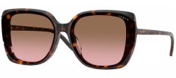 Gafas de Sol - Vogue eyewear - VO5684SD - W65614  DARK HAVANA // BROWN GRADIENT PINK
