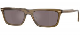 Gafas de Sol - Vogue eyewear - VO5687S - 3260LB  TRANSPARENT OLIVE GREEN // PINK MIRROR SILVER POLARIZED