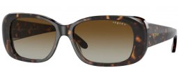 Gafas de Sol - Vogue eyewear - VO2606S - W656T5 DARK HAVANA // BROWN GRADIENT POLARIZED