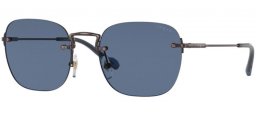 Sunglasses - Vogue eyewear - VO4217S - 513580 COPPER ANTIQUE // DARK BLUE