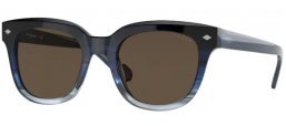Sunglasses - Vogue eyewear - VO5408S - 297173 GRADIENT BLUE // DARK BROWN