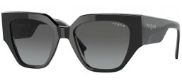 Gafas de Sol - Vogue eyewear - VO5409S - W44/11 BLACK // GREY GRADIENT