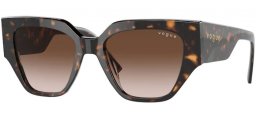 Gafas de Sol - Vogue eyewear - VO5409S - W65613 DARK HAVANA // BROWN GRADIENT