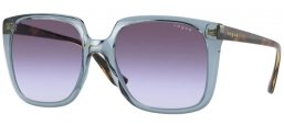 Sunglasses - Vogue eyewear - VO5411S - 29664Q TRANSPARENT BLUE // VIOLET GRADIENT DARK GREY