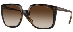 Lunettes de soleil - Vogue eyewear - VO5411S - W65613 DARK HAVANA // BROWN GRADIENT