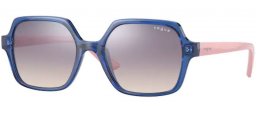 Frames Junior - Vogue Junior - VJ2006 - 28387B TRANSPARENT BLUE // CLEAR GRADIENT BLUE MIRROR SILVER