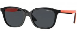Frames Junior - Vogue Eyewear Junior - VJ2014 - W44/87 BLACK // DARK GREY
