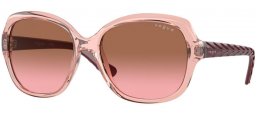 Sunglasses - Vogue eyewear - VO2871S - 286414  TRANSPARENT PINK // PINK GRADIENT BROWN