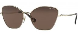 Sunglasses - Vogue - VO4197S - 848/73 PALE GOLD // DARK BROWN