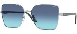Lunettes de soleil - Vogue eyewear - VO4199S - 323/4S SILVER // AZURE GRADIENT DARK BLUE