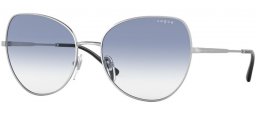 Gafas de Sol - Vogue eyewear - VO4255S - 323/19 SILVER // LIGHT BLUE GRADIENT TRANSPARENT