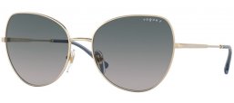 Sunglasses - Vogue eyewear - VO4255S - 848/8S LIGHT GOLD // GREY GRADIENT BLUE POLARIZED