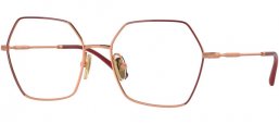 Lunettes de vue - Vogue eyewear - VO4297T - 5194 TOP BURGUNDY ROSE GOLD
