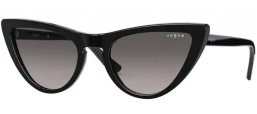Sunglasses - Vogue - VO5211SM - W44/11 BLACK // GREY GRADIENT