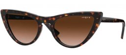 Sunglasses - Vogue - VO5211SM - W65613 DARK HAVANA // BROWN GRADIENT