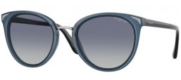 Lunettes de soleil - Vogue eyewear - VO5230S - 30364L  OPAL AND LIGHT BLUE // GREY GRADIENT BLUE