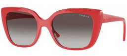Sunglasses - Vogue eyewear - VO5337S - 30808G  RED // BLACK GRADIENT GREY