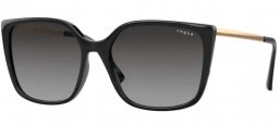 Lunettes de soleil - Vogue eyewear - VO5353S - W44/11 BLACK // GREY GRADIENT