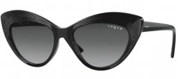 Sunglasses - Vogue - VO5377S - W44/11 BLACK // GREY GRADIENT