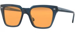 Sunglasses - Vogue - VO5380S - 2760/7 TRANSPARENT BLUE // ORANGE